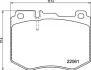 Тормозные колодки дисковые BREMBO P50 145 (фото 1)