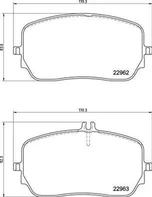 Тормозные колодки дисковые BREMBO P50 149 (фото 1)