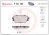 Колодки тормозные дисковые (комплект 4 шт.) BREMBO P50151 (фото 1)