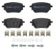 Колодки тормозные дисковые (комплект 4 шт.) BREMBO P50151 (фото 2)