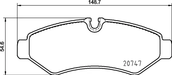 ДИСКОВI КОЛОДКИ BREMBO P 50 155G (фото 1)