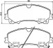 Комплект тормозных колодок из 4 шт. дисков BREMBO P56106 (фото 1)