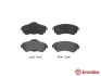 Комплект тормозных колодок из 4 шт. дисков BREMBO P61105 (фото 2)