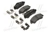 Комплект тормозных колодок из 4 шт. дисков BREMBO P61113 (фото 1)
