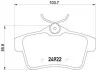 Комплект тормозных колодок BREMBO P61114 (фото 1)