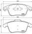 Комплект тормозных колодок из 4 шт. дисков BREMBO P61117 (фото 1)