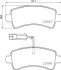 Тормозные колодки дисковые BREMBO P61 130 (фото 1)