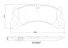 Комплект гальмівних колодок BREMBO P65047 (фото 1)