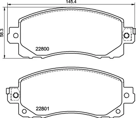 Тормозные колодки дисковые BREMBO P78 028 (фото 1)
