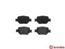 Комплект тормозных колодок из 4 шт. дисков BREMBO P83054 (фото 1)