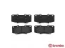Комплект тормозных колодок из 4 шт. дисков BREMBO P83140 (фото 2)