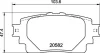 Колодки тормозные дисковые (комплект 4 шт.) BREMBO P83174 (фото 1)