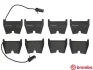 Тормозные колодки дисковые BREMBO P85 078 (фото 2)