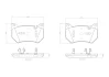 Тормозные колодки дисковые BREMBO P85 181 (фото 1)