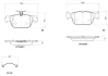 Тормозные колодки дисковые BREMBO P85 189 (фото 1)