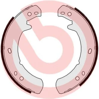 Тормозные колодки барабанные BREMBO S44 507