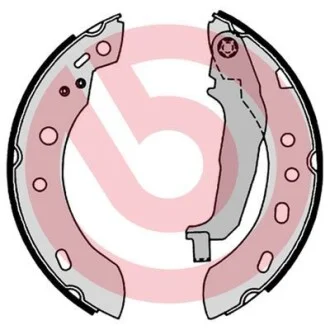Тормозные колодки барабанные BREMBO S56 551