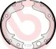 Тормозные колодки барабанные BREMBO S78 508 (фото 1)