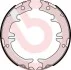 Тормозные колодки барабанные BREMBO S83 542 (фото 1)