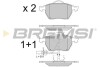 Тормозные колодки пер. Passat B5/Audi A4/A6 00-05 (з датчиком) BREMSI BP2816 (фото 1)