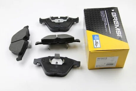 Гальмівні колодки пер. BMW 5(E60)/7(E65) 02-10 (ATE) (155,1x68,5x20,3) BREMSI BP3073