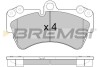 Тормозные колодки пер. Audi Q7/Touareg/Cayenne BREMSI BP3099 (фото 1)