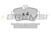 Гальмівні колодки пер. MB W169/W245 04-12 BREMSI BP3189 (фото 1)