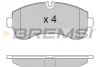 Гальмівні колодки пер. Sprinter/Crafter 06- (спарка) BREMSI BP3290 (фото 1)