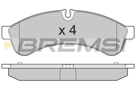 Гальмівні колодки зад. Daily 06- BREMSI BP3365