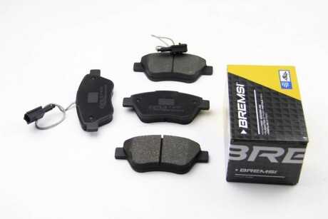 Тормозные колодки пер. Nemo/Bipper 08- (BOSCH) (122,8x53,6) з датчиком BREMSI BP3425