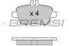 Гальмівні колодки зад. Mercedes Benz C117/W176/W246 BREMSI BP3469 (фото 1)