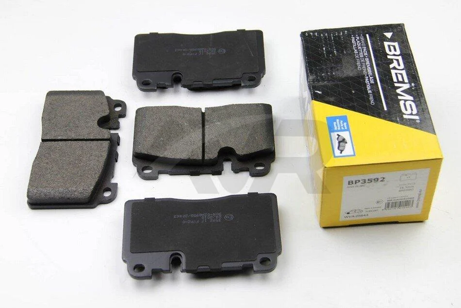 Гальмівні колодки пер. Audi A6/A7/Q5 10- (Brembo) BREMSI BP3592 (фото 1)