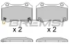 Гальмівні колодки задн. Tesla Model S/X 12- (Brembo) BREMSI BP3649 (фото 1)