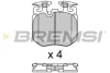 Гальмівні колодки пер. BMW 3 (G20/G28)/X5 (G05/F95) 18- (BREMBO) BREMSI BP3692 (фото 1)