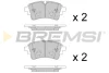 Гальмівні колодки зад. Audi Q7 15-/A4 19- (TRW) BREMSI BP3909 (фото 1)