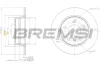 Гальмівний диск зад. BMW 1 (E81/E87) 1.6-2.0 04-11 (280x10mm) BREMSI CD7303S (фото 1)