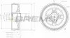 Тормозной барабан Logan/MCV/Clio II/Megane I 96- (без підшипника) BREMSI CR5396 (фото 1)