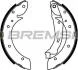 Гальмівні колодки зад. 405/Berlingo/Partner/Xsara (96-21) BREMSI GF0106 (фото 1)