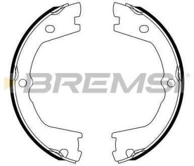 Гальмівні колодки зад. DAILY 2.3-3.0 89- (BREMBO) BREMSI GF0142