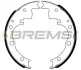 Тормозные колодки зад. Daily II -99 (бараб.) BREMSI GF0166 (фото 1)