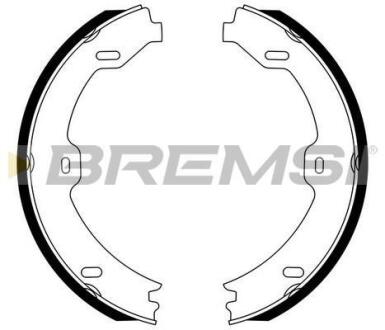 Гальмівні колодки зад. MB E-class (W211/W212) 1.8-5.5 02-09 (ATE-TEVES) BREMSI GF0312