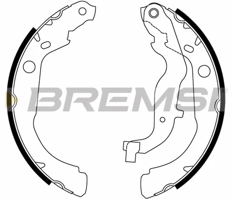 Гальмівні колодки зад. Duster/Duster 11- BREMSI GF0447 (фото 1)