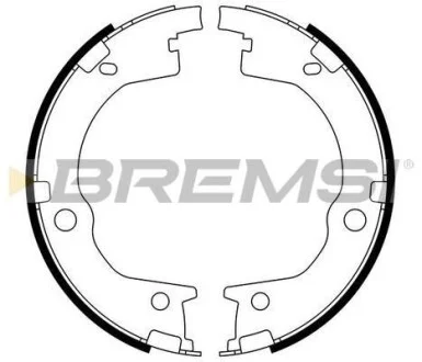 Колодки ручного гальма Hyundai Santa FE I,II 06-12/Kia Sorento 06- BREMSI GF0803
