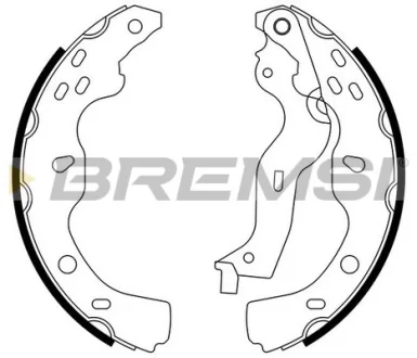 Гальмівні колодки зад. Suzuki SX4 06-15 (220x36) (BOSCH) BREMSI GF0919