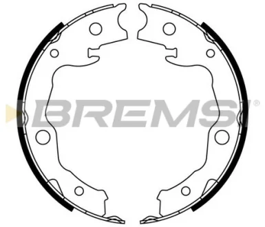 Гальмівні колодки зад. Leaf/Tiida/Pulsar/Sentra/Juke/Cube/Qashqai/X-Trail/RAV 4/Koleos 07- BREMSI GF0976