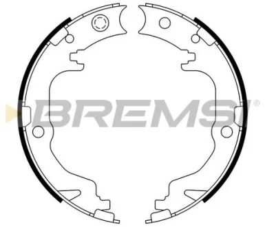 Колодки ручного гальма (170x32) Mitsubishi ASX/Lancer 08-/Outlander 06- BREMSI GF4886