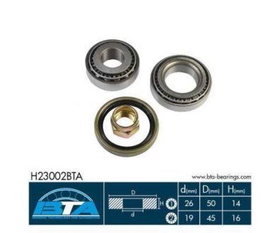 Подшипник ступицы BTA H23002BTA