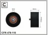 Ролик натяжного механізму поліклинового ремня mercedes actros/mp2/mp3 om541.920-om542.962 04.96- 80x CAFFARO 478118 (фото 1)