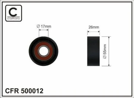 Ролик CAFFARO 500012
