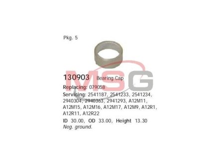 Защита подшипника пластиковая CARGO 130903